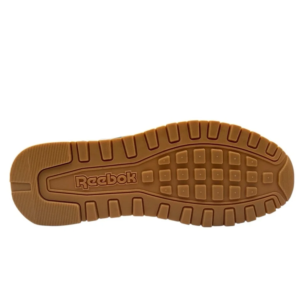 Reebok Glide Mens Classic Style Sneaker Size‎ 11.5 White/Tan Ortholite Comfort